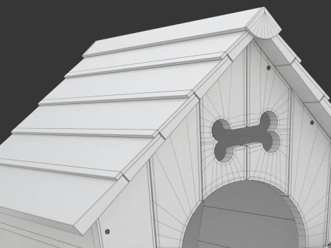 Dog House 3D Model