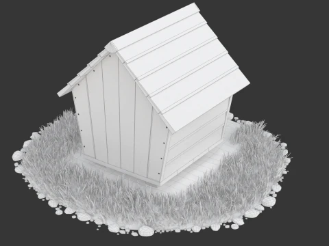 Dog House 3D Model