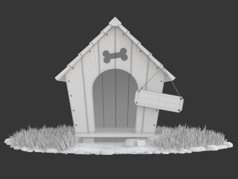 Dog House 3D Модель