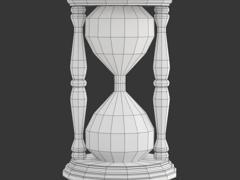 Hourglass animation 3D 模型