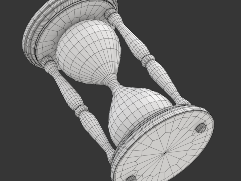 Hourglass animation 3D 模型