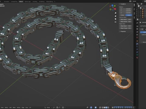 King Chain V1 3D मॉडल
