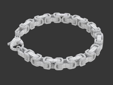 King Chain V1 3D मॉडल