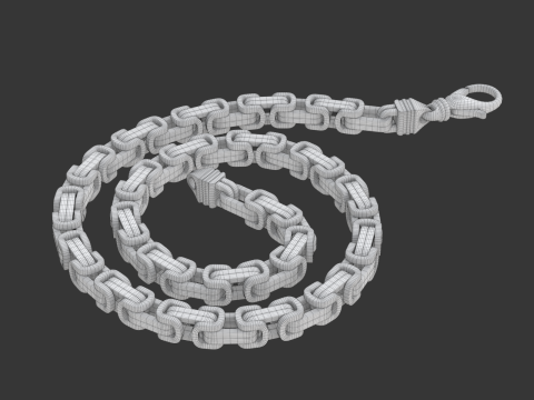 King Chain V1 3D मॉडल