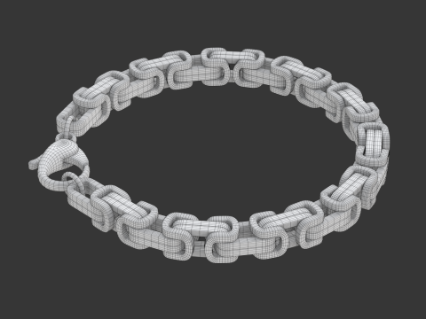 King Chain V1 3D मॉडल