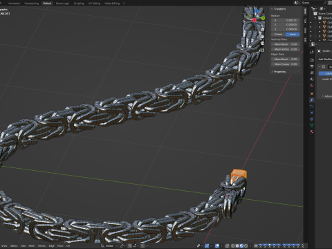King Chain V2 3D 모델