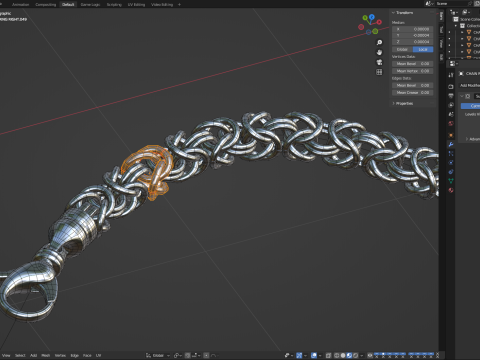 King Chain V3 3D Model