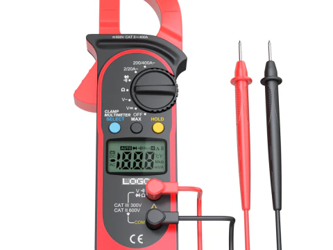Digital Clamp Meter 3D Model