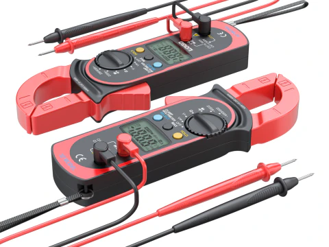 Digital Clamp Meter 3D Model