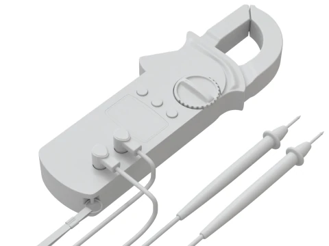 Digital Clamp Meter 3D Model