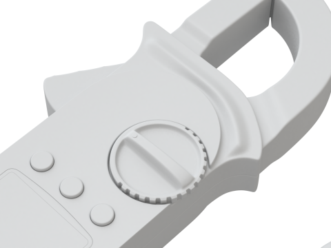 Digital Clamp Meter 3D 모델