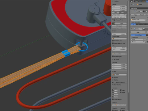 Digital Clamp Meter 3D Model