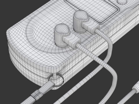 Digital Clamp Meter 3D 모델