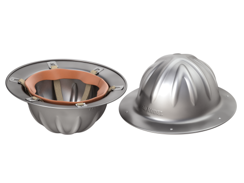 Skull Bucket Aluminum Hard Hat Modelo 3D