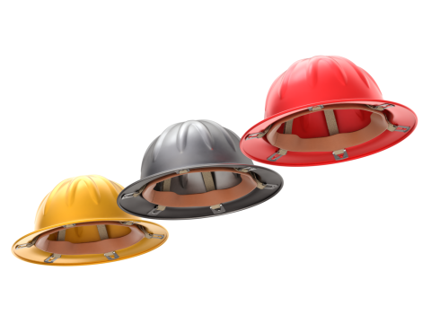 Skull Bucket Aluminum Hard Hat Modelo 3D