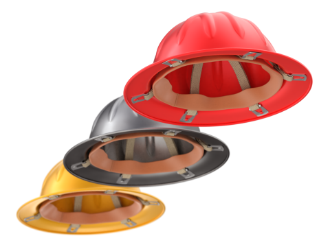 Skull Bucket Aluminum Hard Hat Modelo 3D