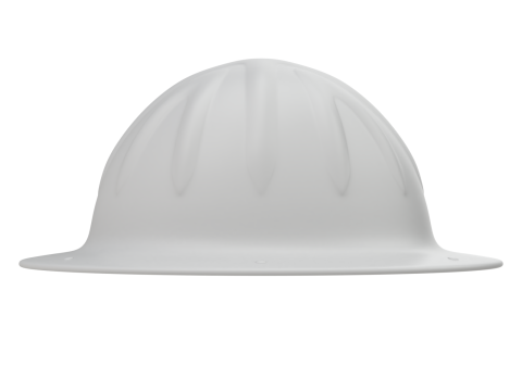 Skull Bucket Aluminum Hard Hat Modelo 3D