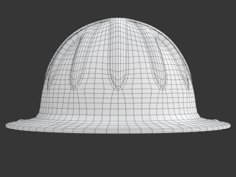 Skull Bucket Aluminum Hard Hat Modelo 3D