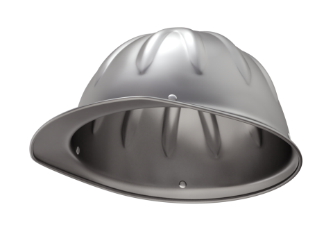 Skull Bucket Aluminum Hard Cap shell only 3Dモデル
