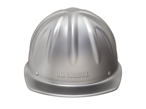 Skull Bucket Aluminum Hard Cap shell only 3Dモデル