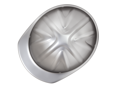 Skull Bucket Aluminum Hard Cap shell only 3Dモデル