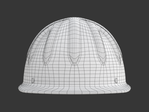 Skull Bucket Aluminum Hard Cap shell only 3Dモデル