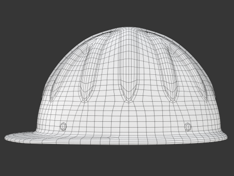 Skull Bucket Aluminum Hard Cap shell only 3Dモデル