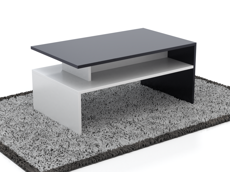 Coffee Table Model-1 with Carpet Modello 3D .c4d .max .obj .3ds .fbx .stl .blend