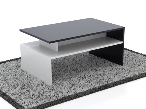 Coffee Table Model-1 with Carpet Modelo 3D