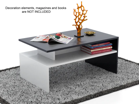 Coffee Table Model-1 with Carpet 3D Model