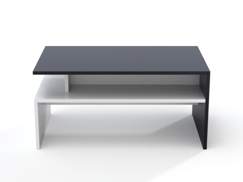 Coffee Table Model-1 with Carpet Modello 3D