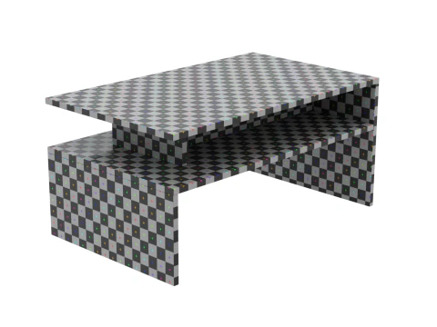 Coffee Table Model-1 with Carpet 3D Model