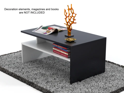 Coffee Table Model-1 with Carpet 3D Model