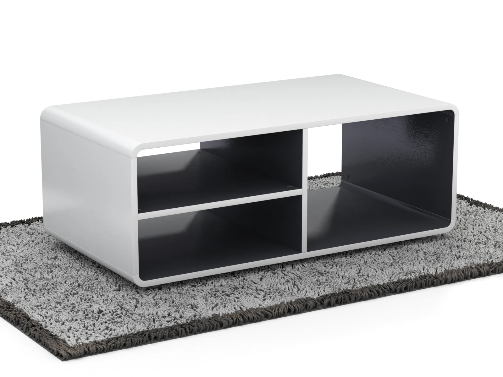 Mesa de Centro Redonda Modelo-2 com Tapete Modelo 3D .c4d .max .obj .3ds .fbx .stl .blend 