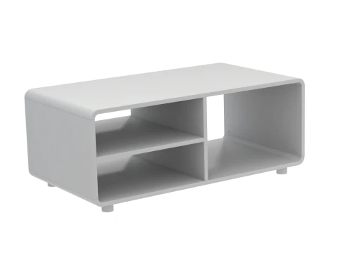 Mesa de Centro Redonda Modelo-2 com Tapete Modelo 3D