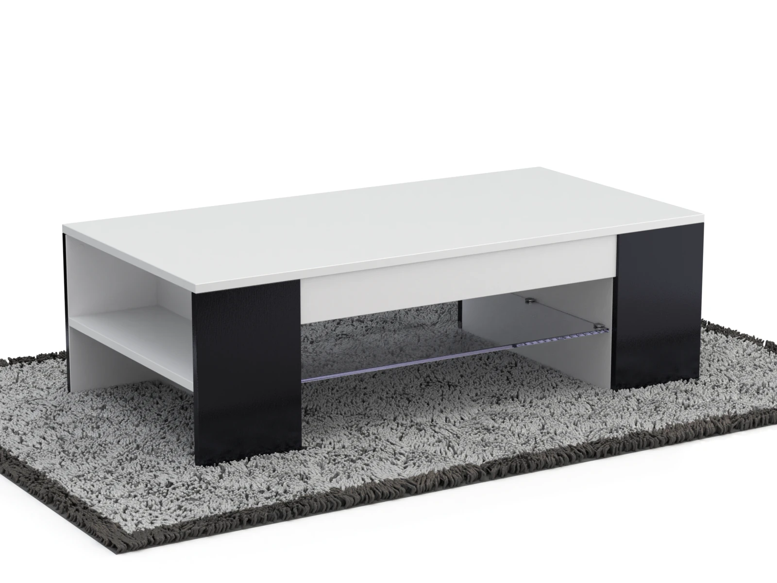Coffee Table Model-4 with Carpet 3D Model .c4d .max .obj .3ds .fbx .stl .blend 