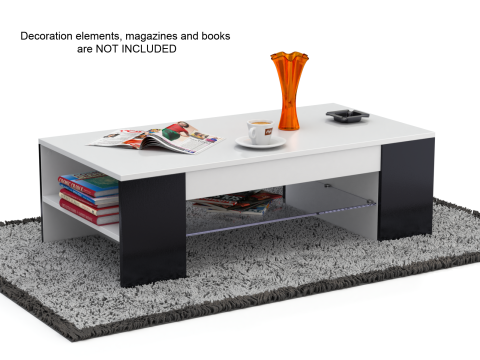 Coffee Table Model-4 with Carpet Modello 3D
