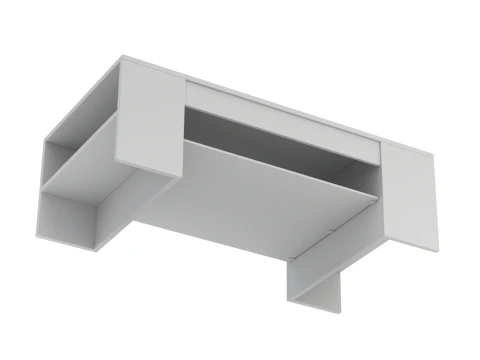 Coffee Table Model-4 with Carpet 3D Model