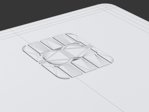 Smart Card Reader 3D Модель