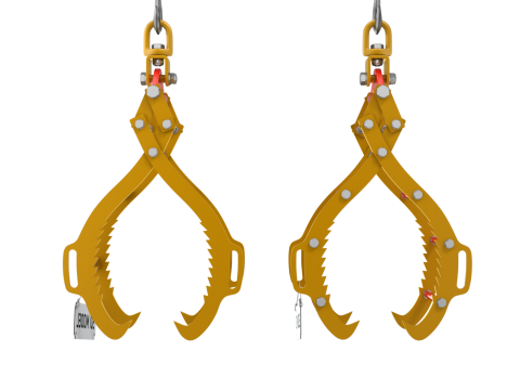 Rigged Log Lifting Tongs 3D Модель