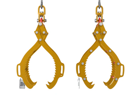 Rigged Log Lifting Tongs 3D Model