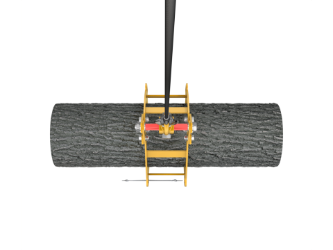 Rigged Log Lifting Tongs 3D Модель