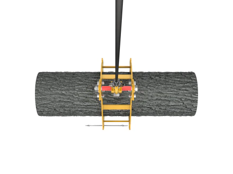 Rigged Log Lifting Tongs 3D Model