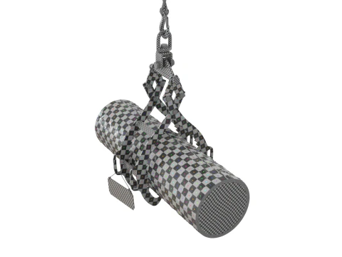 Rigged Log Lifting Tongs 3D Model