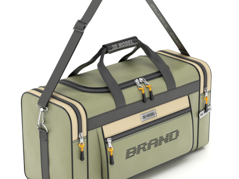 Sport Travel Bag 3D Model