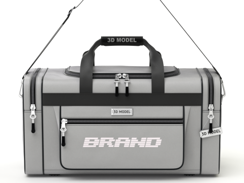 Sport Travel Bag 3D Model