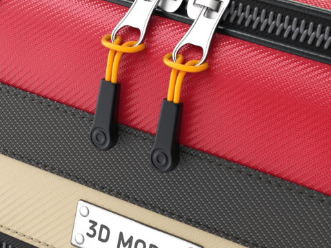 Sport Travel Bag 3D Model