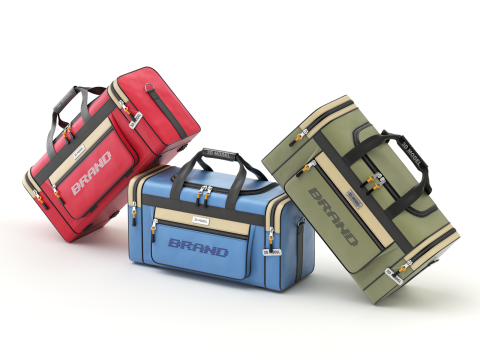 Sport Travel Bag 3D Model