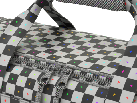 Sport Travel Bag 3D Model