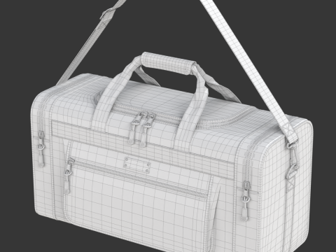 Sport Travel Bag 3D Model